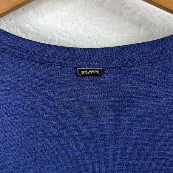 St John Sport Ink Melange Indigo T Shirt - Picture 3 of 8